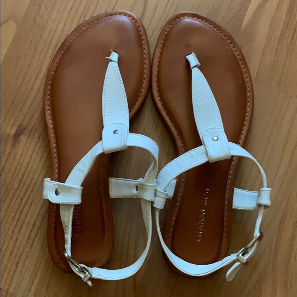 Gianni Bini White Sandals